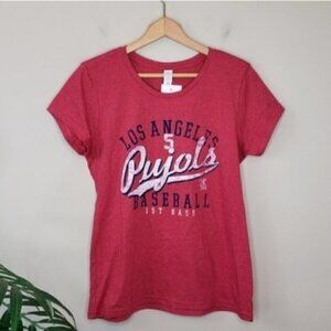 NWT MLB Pujols Los Angeles Angels Tee Women's Fit Size XXL